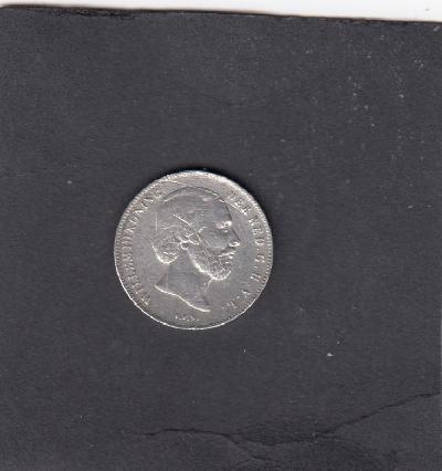 Beschrijving: 1/2 Gulden WILLEM III